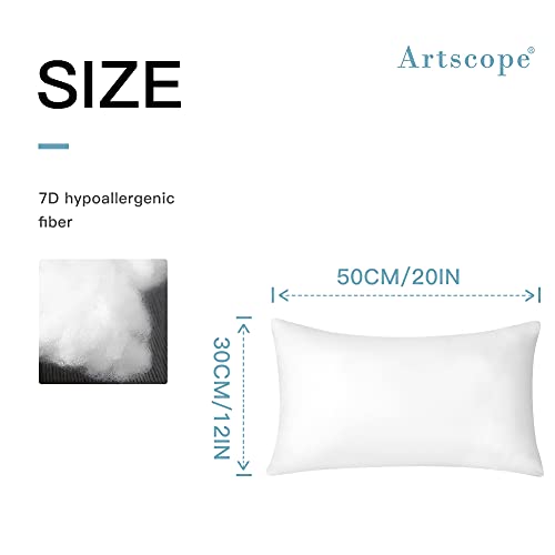 12" x 20" Set of 2 Throw Pillow Inserts D24745