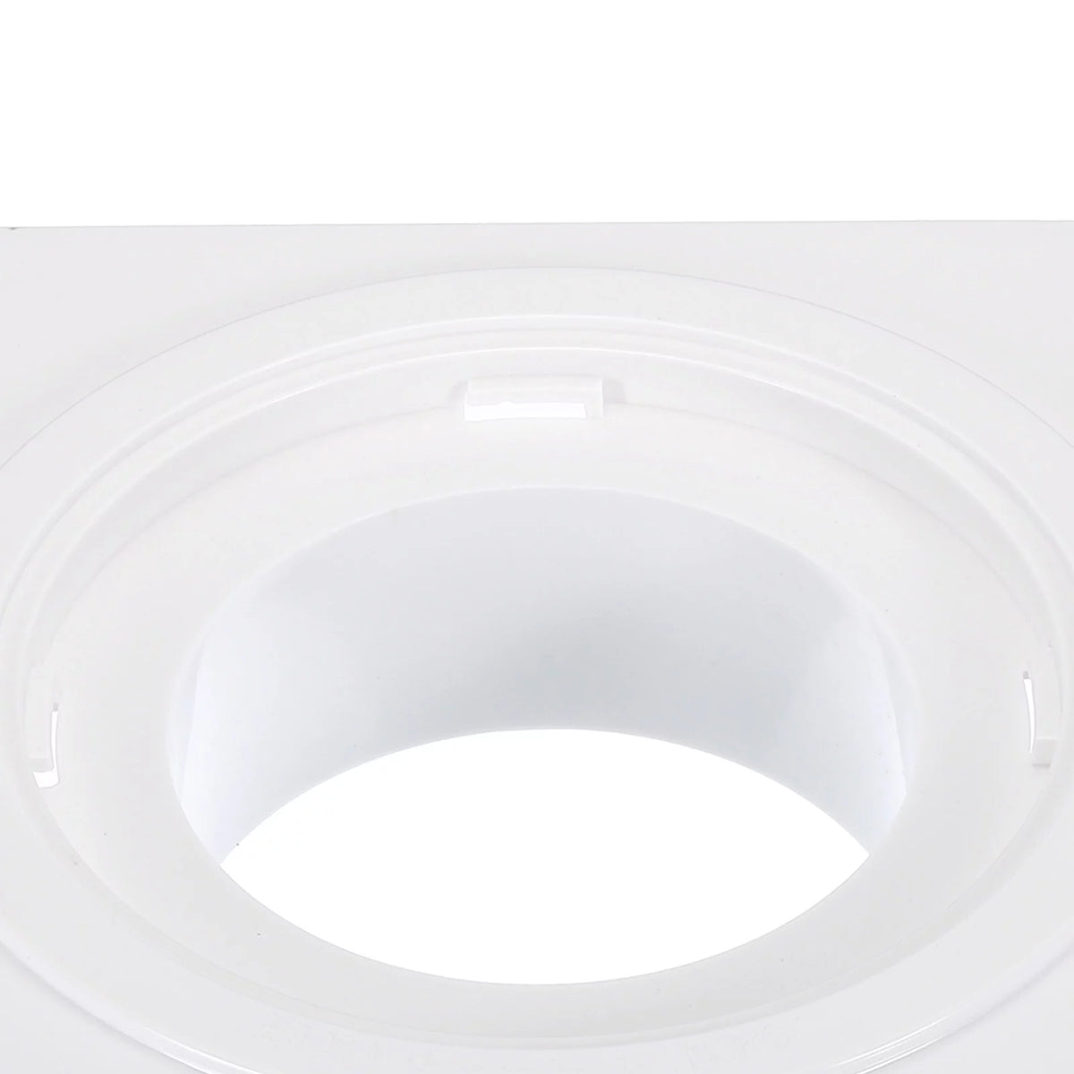 4 Inch Dryer Vent Wall Plate Adapter Ventilation Duct Flange White Z509092