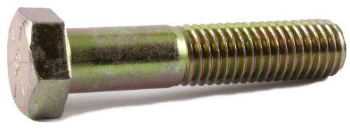 5/8-18 x 1 Grade 8 Hex Cap Screw Yellow Zinc Plated Q27127