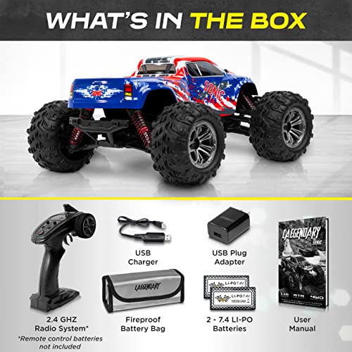 1:10 Scale 4x4 Off-Road RC Truck with Two Batteries U429