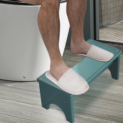 6.7" Non-Slip Wood Toilet Stool C626