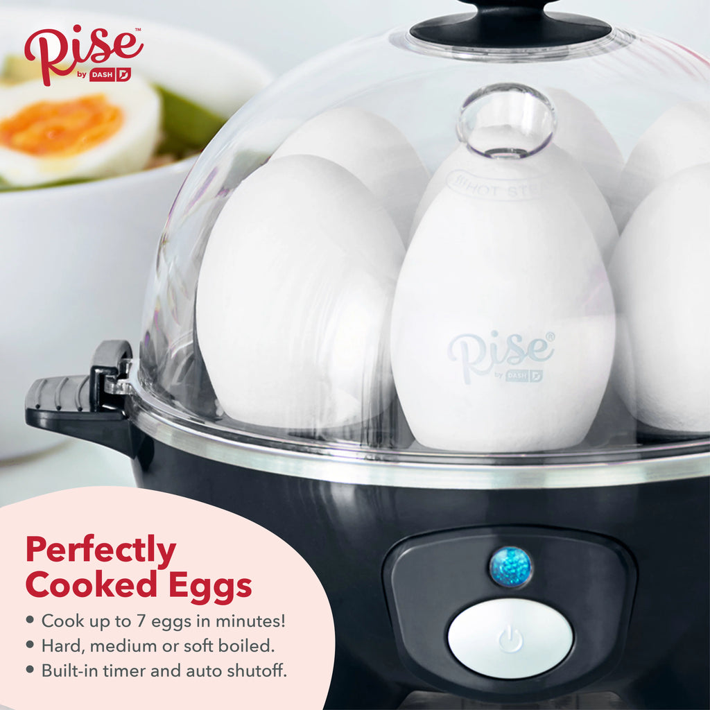 7 Egg Capacity Electric Egg Cooker Black M56459