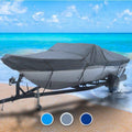 Gray Trailerable Semi-Custom Cuddy Cabin Boat Cover T131