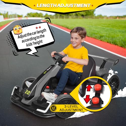 24V Electric Go Kart with 2X150W Motor, 7AH Battery, Green F818975