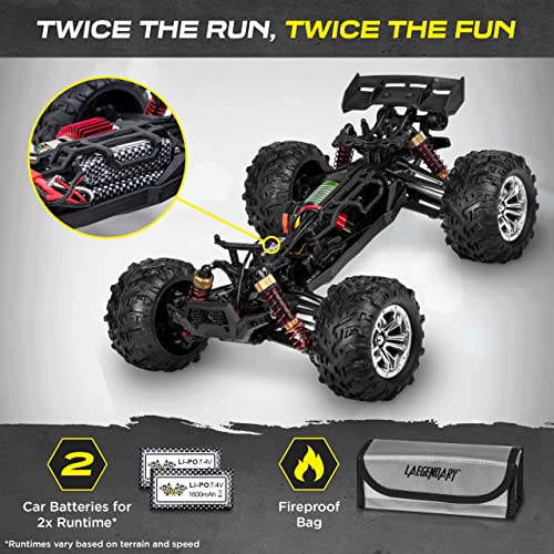 1:10 Scale 4x4 Off-Road RC Truck with Two Batteries U429