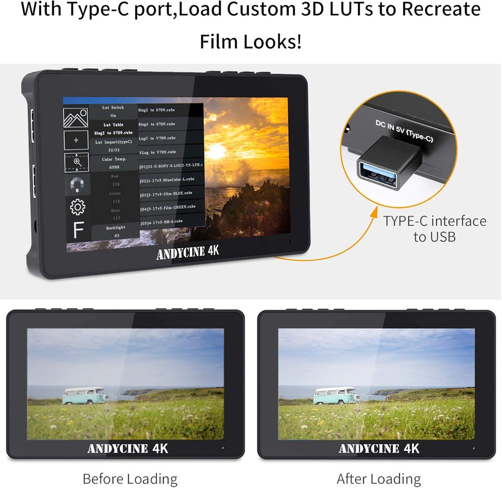 5.5 Inch Touch Screen FHD Camera Field Monitor Z144