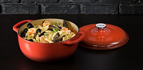 6 Quart Enameled Cast Iron Dutch Oven with Lid K177956