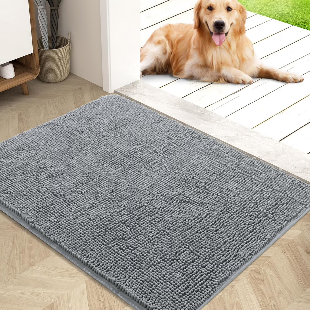 Non-Slip Washable Microfiber Door Mat M58825