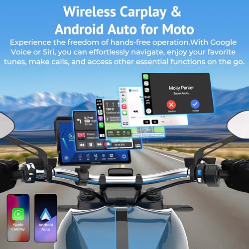 7" Waterproof Smart GPS Navigation System Screen with CarPlay and Android Auto E23969