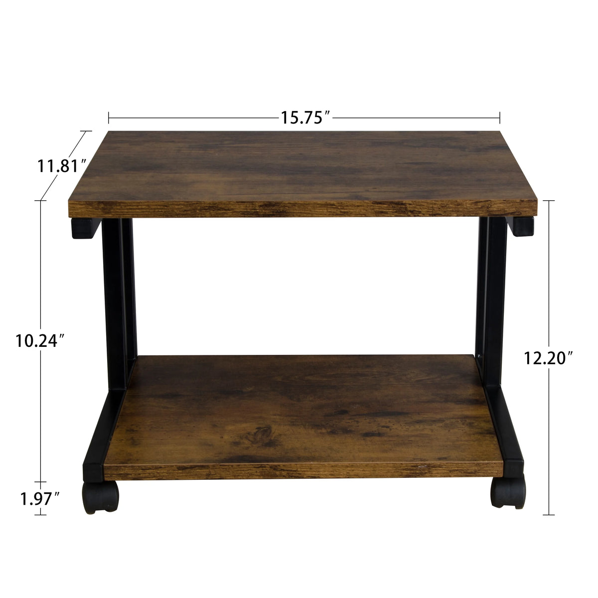 2PCS Printer Stand with 4 Wheels & Lock S8453