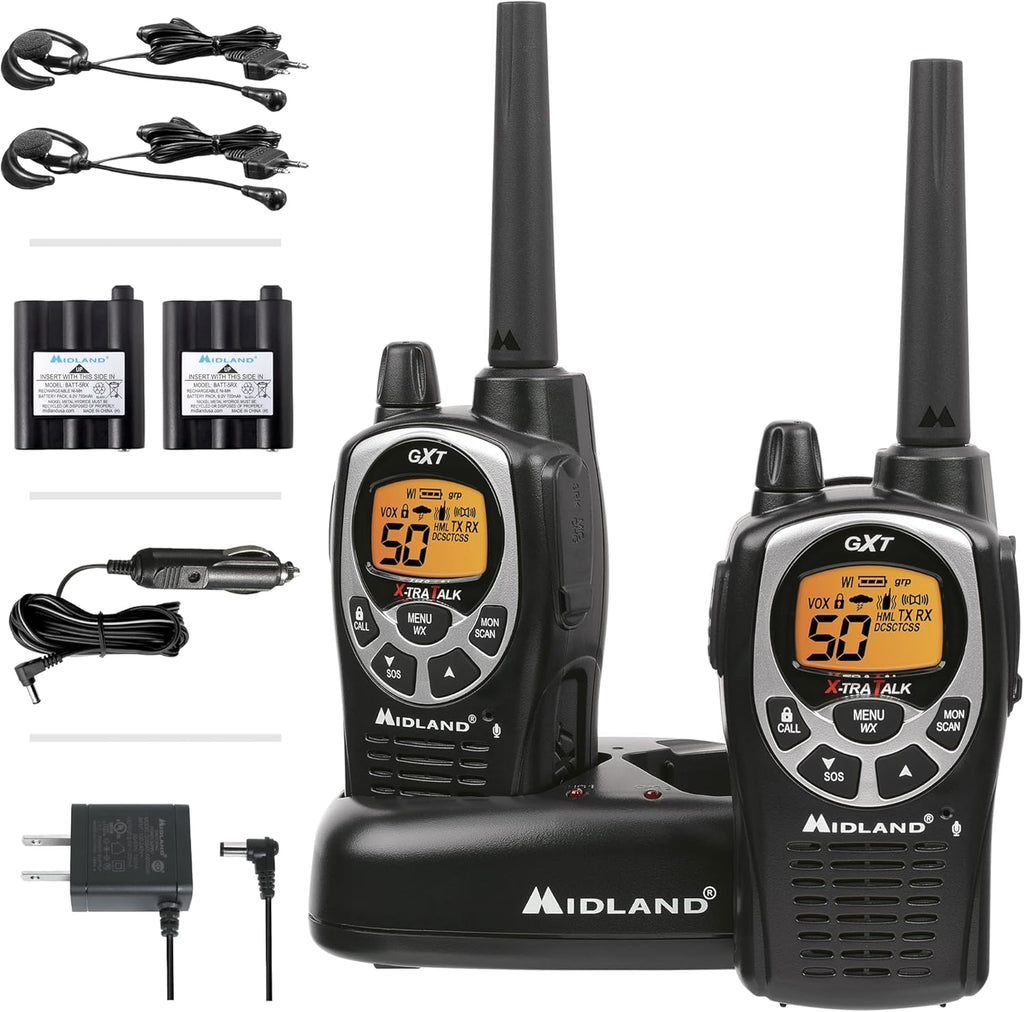 50 Channel Waterproof GMRS Two-Way Radio 3-Pack R64829
