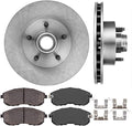 286.7 mm 5 Lug Brake Disc Rotors + Ceramic Brake Pads + Clips M46412