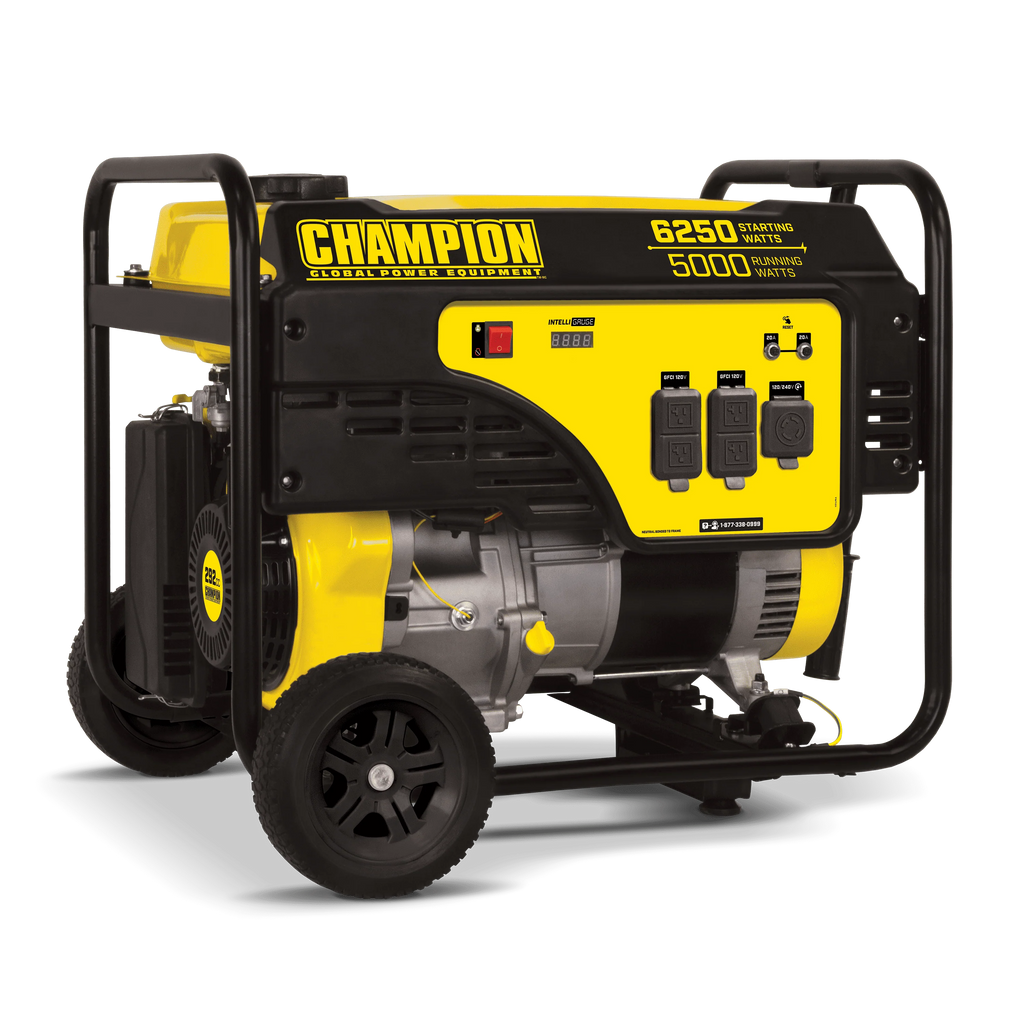 6250/5000 Watts Portable Generator with Wheel Kit S335650