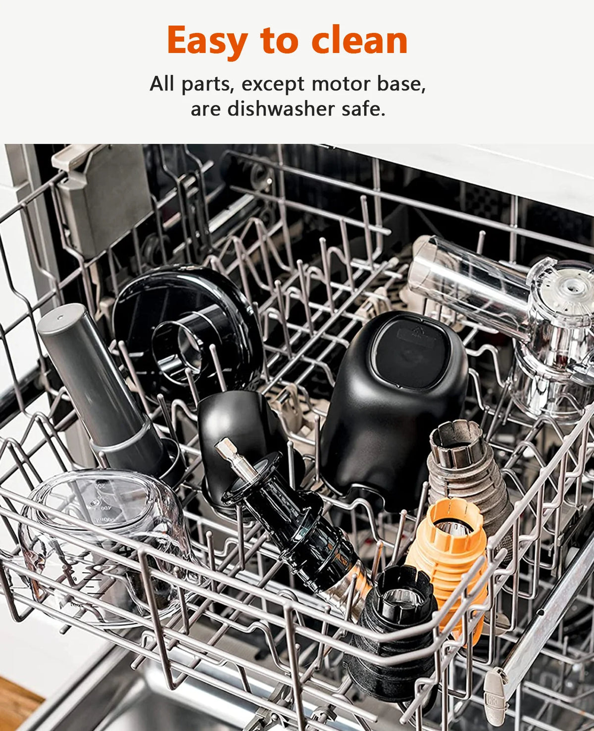 Cold Press Slow Juicer with Total Pulp Control (Black) R3807