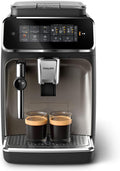 Fully Automatic Espresso Machine with Touch Display, Milk Frother, Ceramic Grinder, AquaClean Filter, Black Chrome E4585