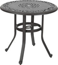 32 in Cast Aluminum Round Bistro Table I6638