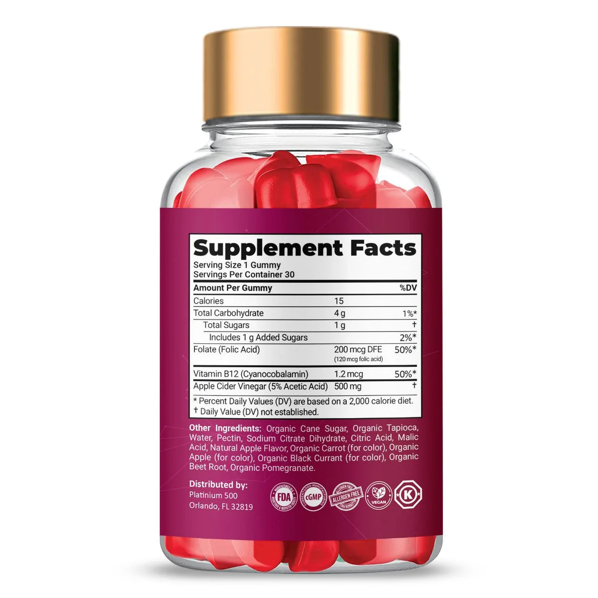 Keto ACV Gummies (1 Pack) M9644