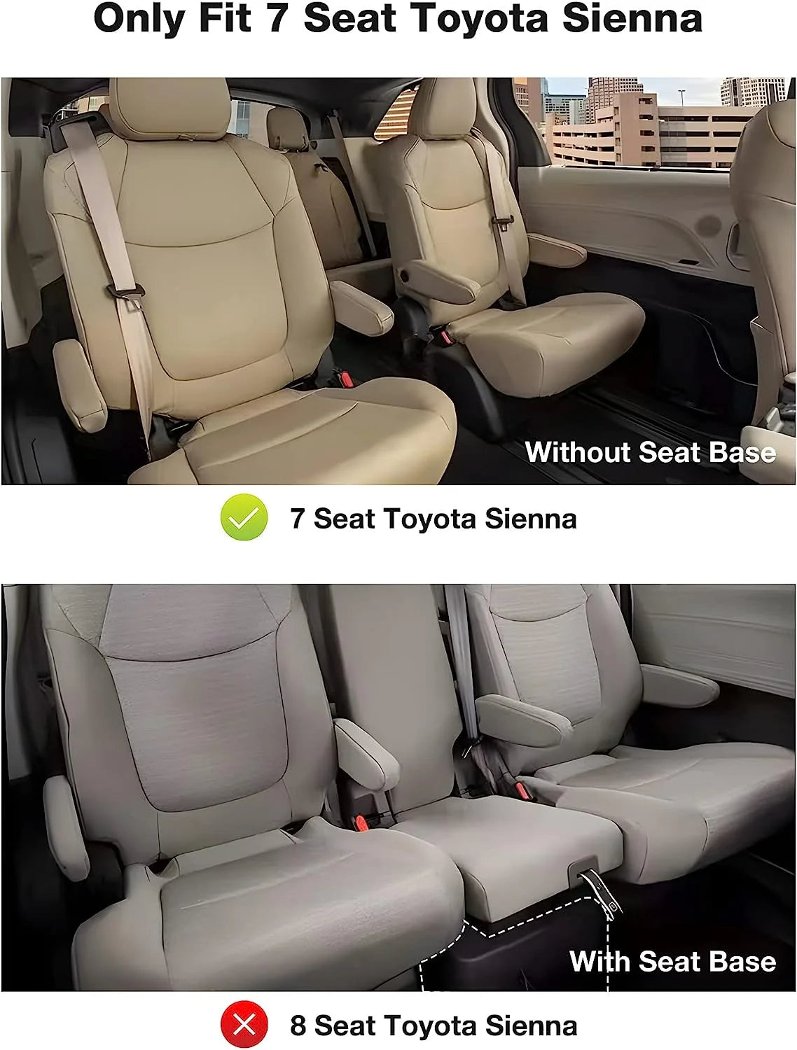 TPE All Weather Floor Mats for Toyota Sienna 7 Seat A816917