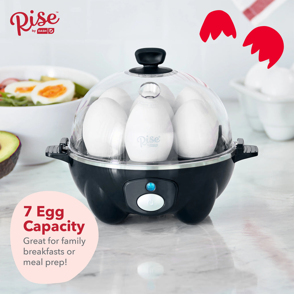 7 Egg Capacity Electric Egg Cooker Black M56459