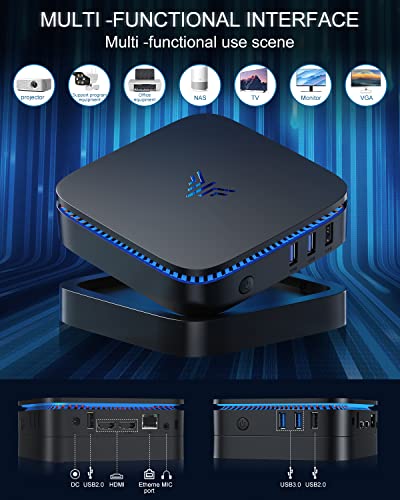 Mini PC Alder Lake N97 16GB RAM 512GB ROM Small Desktop Computer B1630