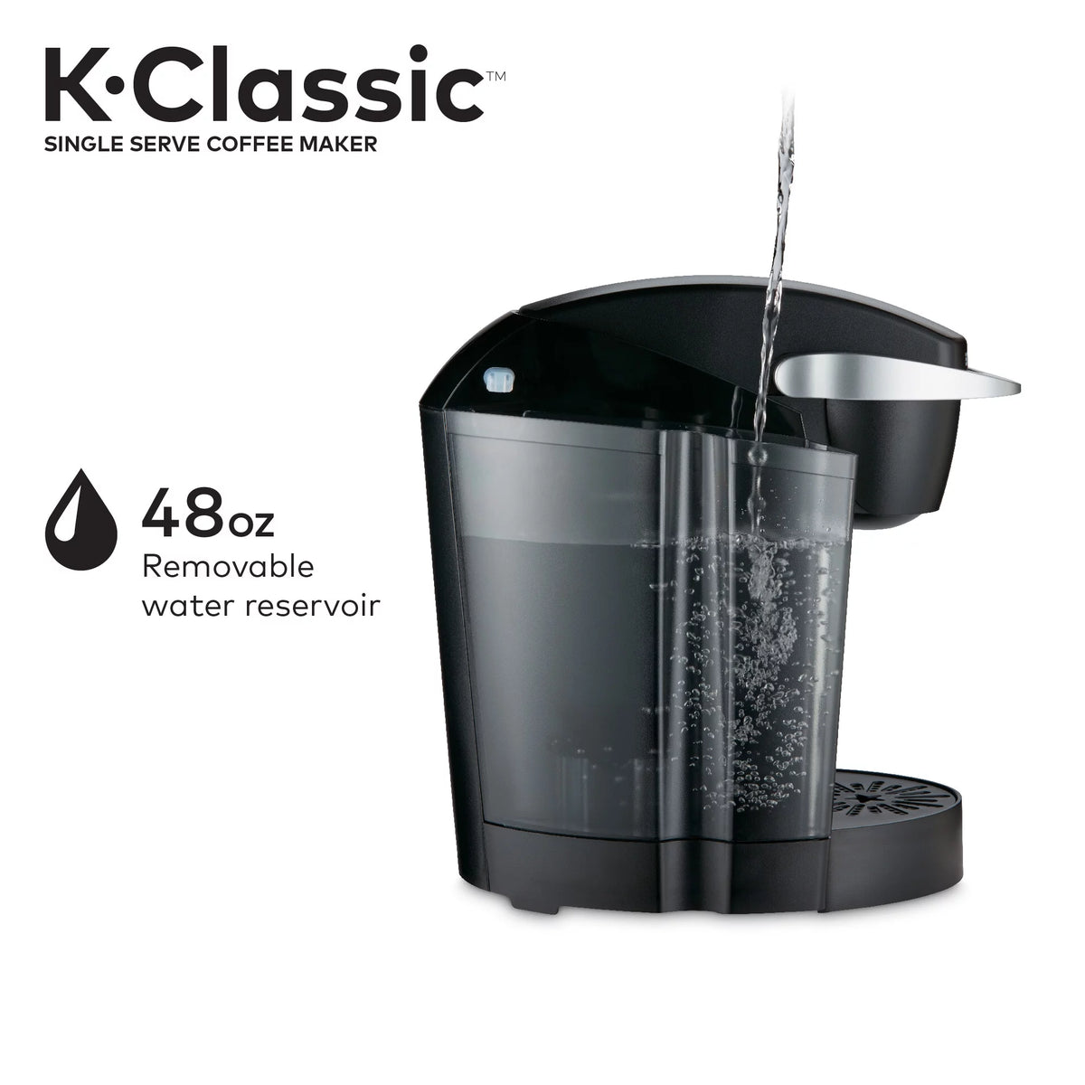 Black Single Serve K-Cup Pod Coffee Maker X5712
