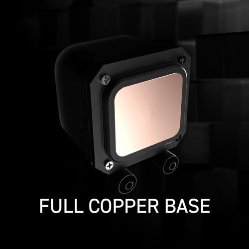 Black 240mm AIO CPU Liquid Cooler M43308