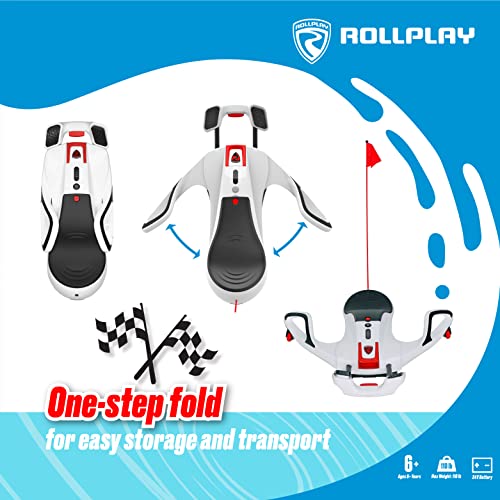 White Electric Ride On Toy with 12V 7AH Rechargeable Battery Q12697