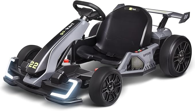 24V Electric Go Kart with 2X150W Motor, 7AH Battery, Green F818975