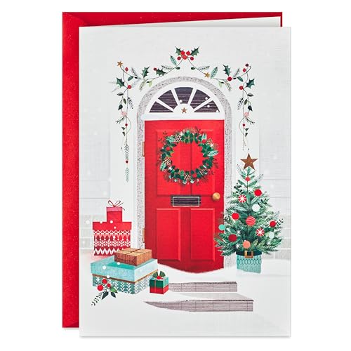40 Cards and 40 Envelopes Red Front Door Boxed Christmas Cards N202
