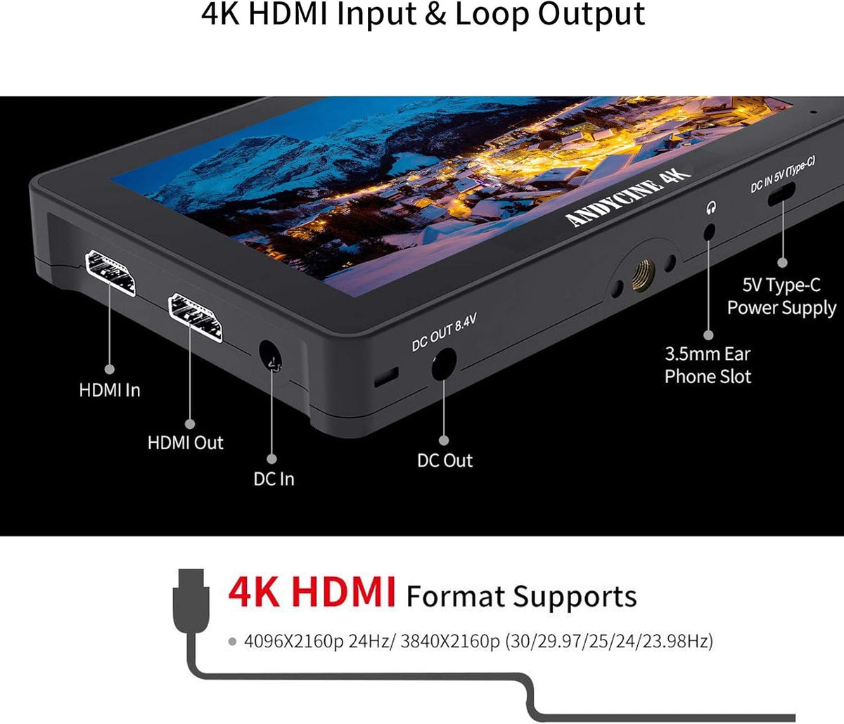 5.5 Inch Touch Screen FHD Camera Field Monitor Z144