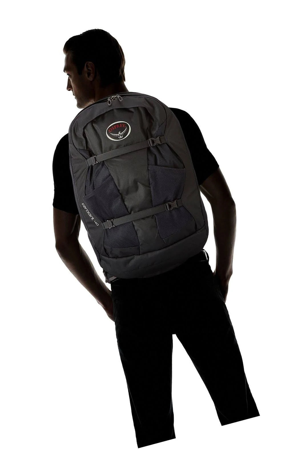 Volcanic Grey Medium Large Travel Backpack J2843
