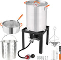 10 Quart Aluminum Propane Outdoor Fish Fryer Set W88206