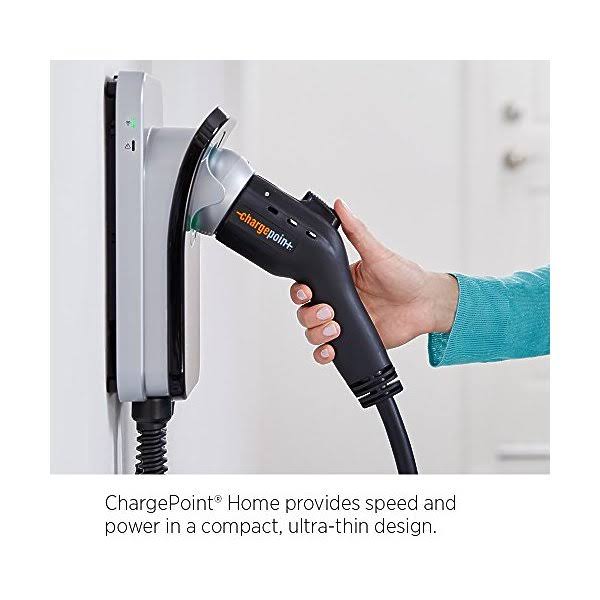 ChargePoint Home WiFi Enabled Electric Vehicle EV Charger - Level 2 EVSE 240 Volt 32 Amp Electric Car Charger UL Listed Energy A95782