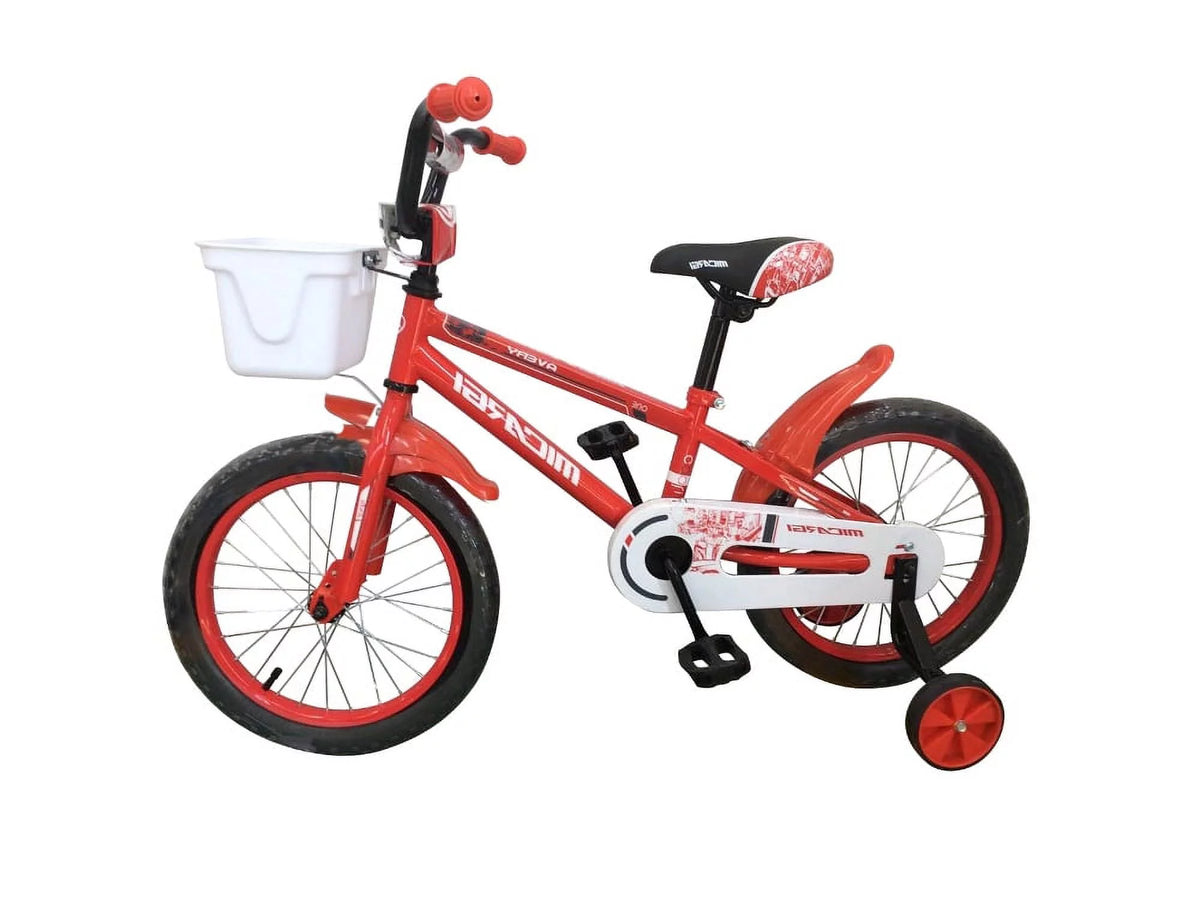 16 BMX Steel Frame Coaster Brake Bicycle with Baskets & Fenders L697