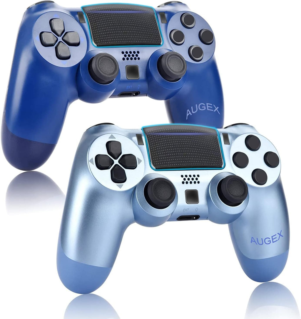 2 Pack Wireless Game Controller for PS4 (Green Yellow) D372