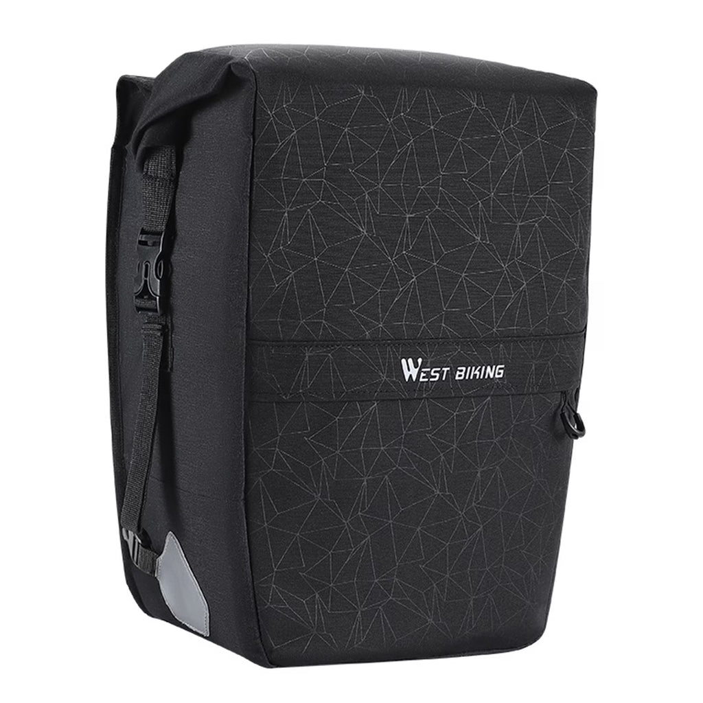 Waterproof Cycling Bike Trunk Bag with Shoulder Straps, 2-in-1 Rear Rack Bag 17L-29L Z307974