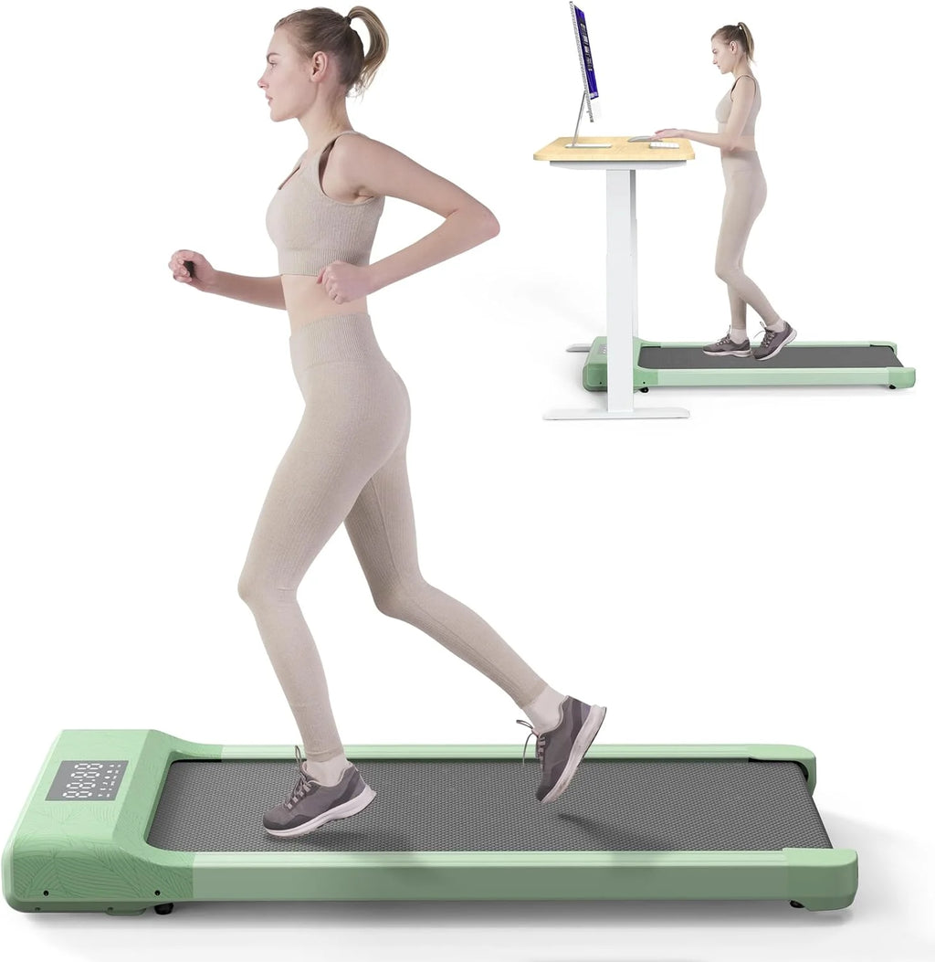 300lb White Portable Under Desk Treadmill I26316