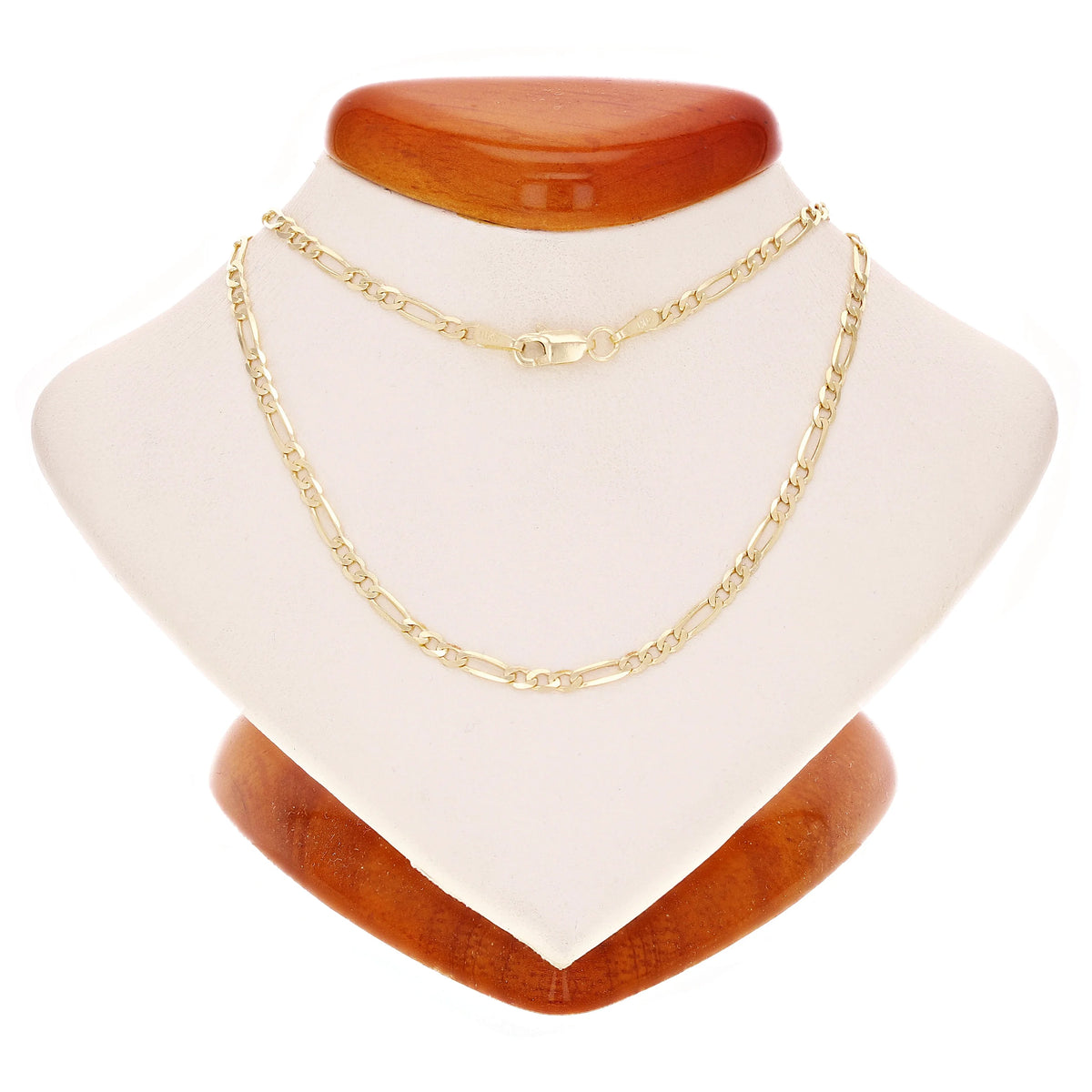 14k Yellow Gold Figaro Chain Necklace 20" 3mm 7 grams G888025