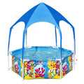 6' x 20 Round Above Ground Swimming Pool with Canopy A1692