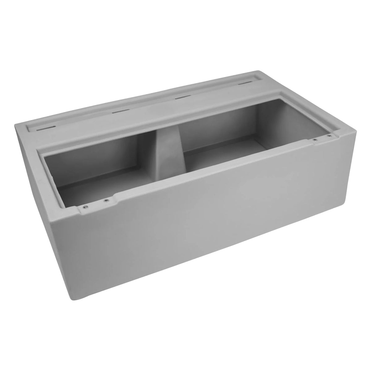White Pontoon Bench Seat Base F72705