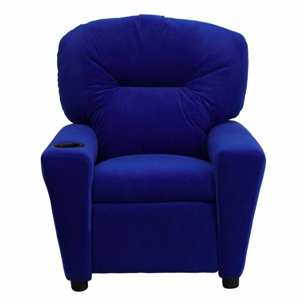 Avocado Microfiber Kids Recliner with Cup Holder C665