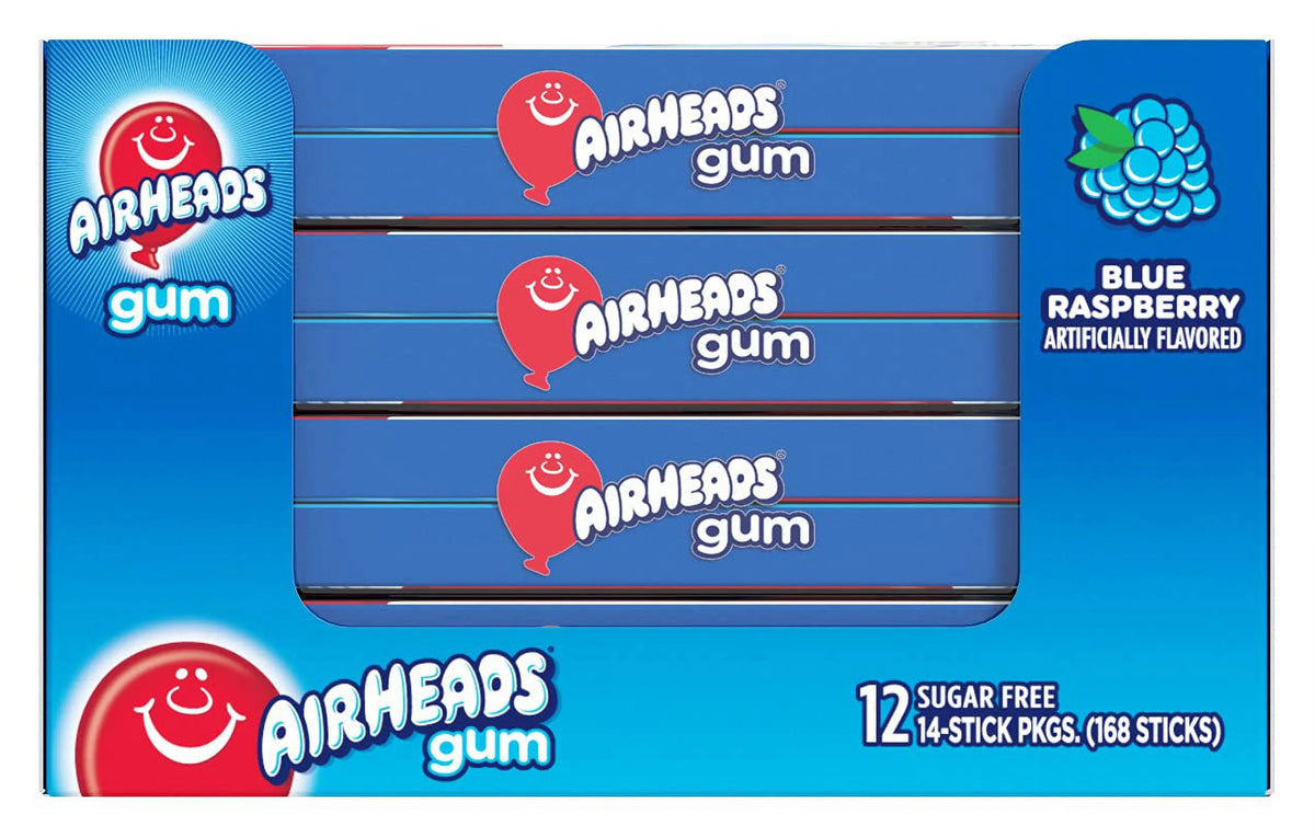 Blue Raspberry Gum - Pack of 12 T75544