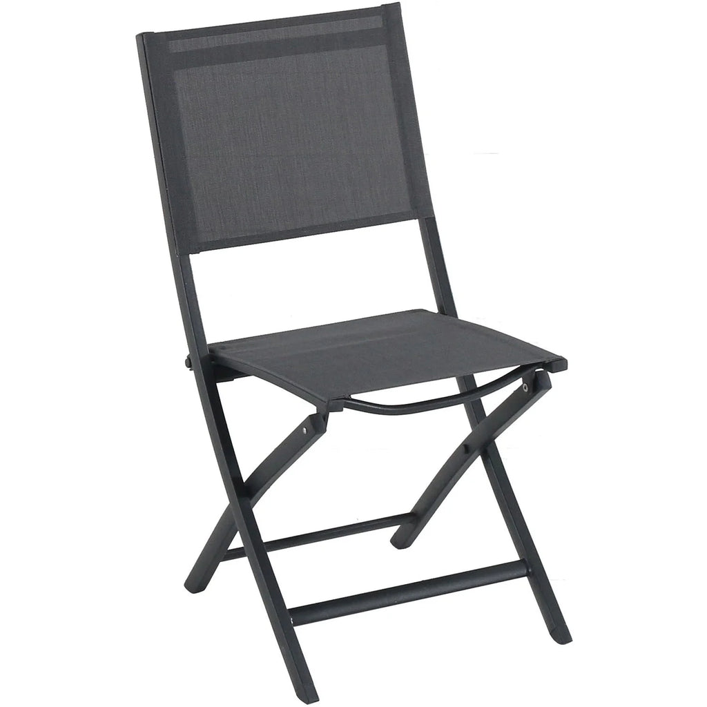 7-Piece Expandable Dining Set with 6 Folding Sling Chairs K826