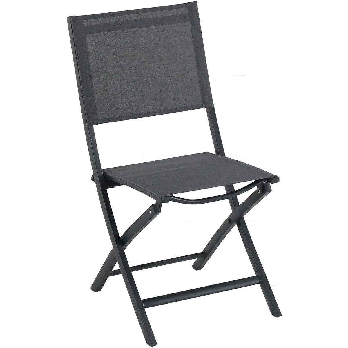7-Piece Expandable Dining Set with 6 Folding Sling Chairs K826