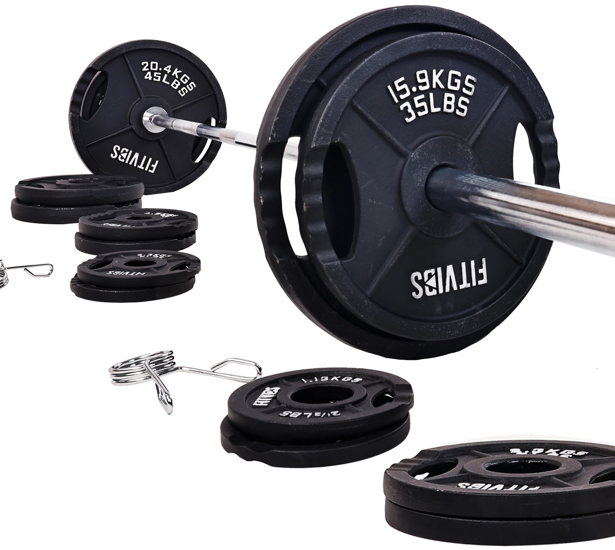 Cast Iron Olympic Weight Set 300-Pound C5060