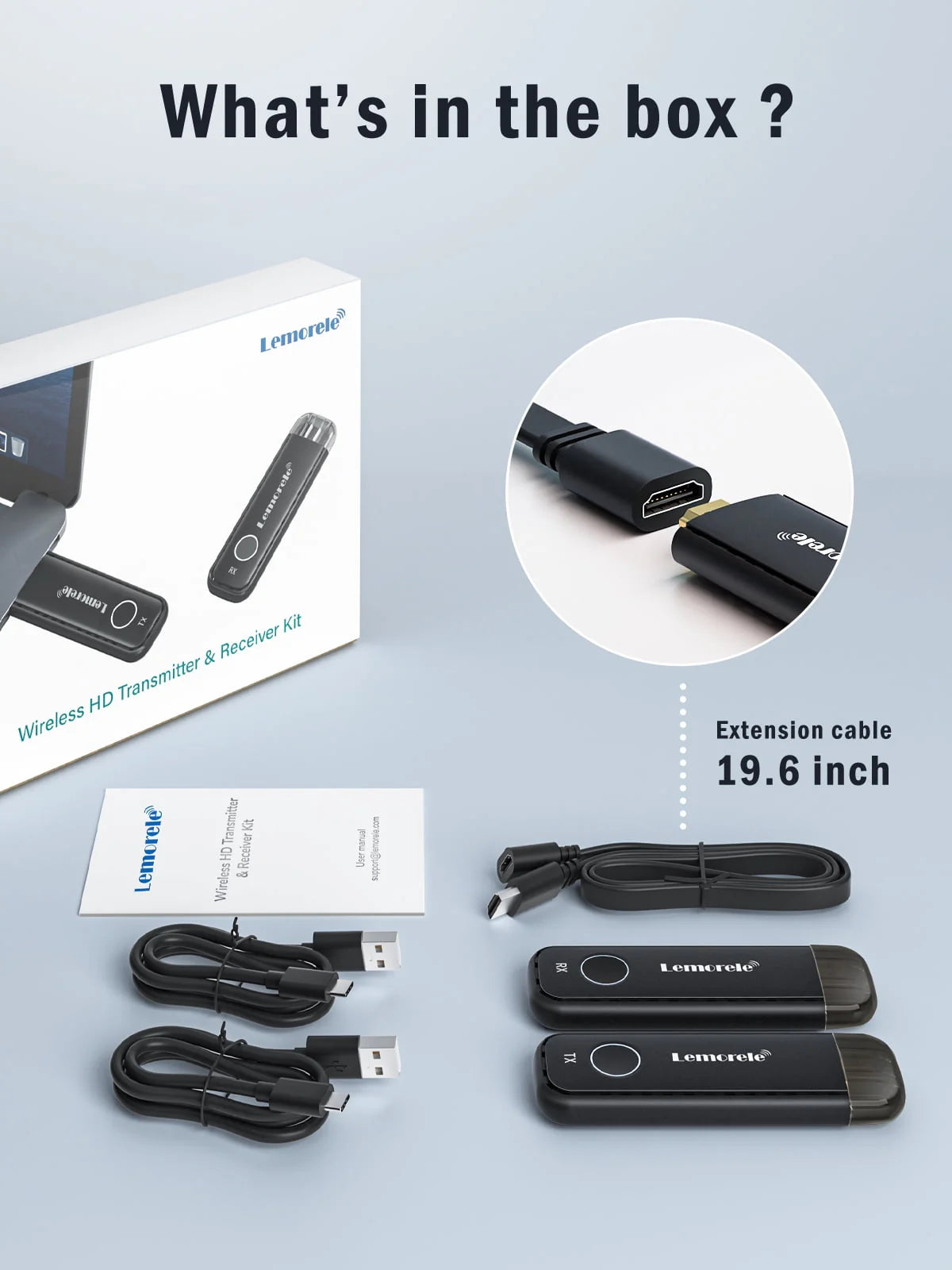 Wireless HDMI Transmitter and Receiver Kit A4717