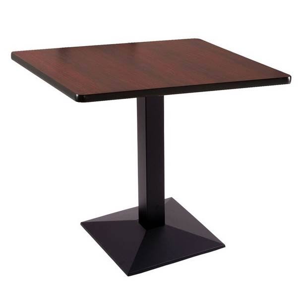 Black 30" Square Top Table H37958