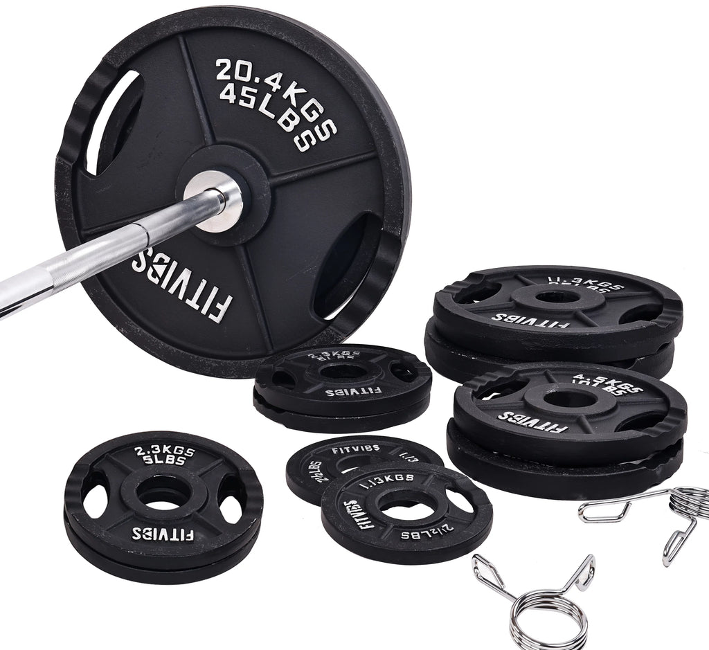 Cast Iron Olympic Weight Set 300-Pound C5060
