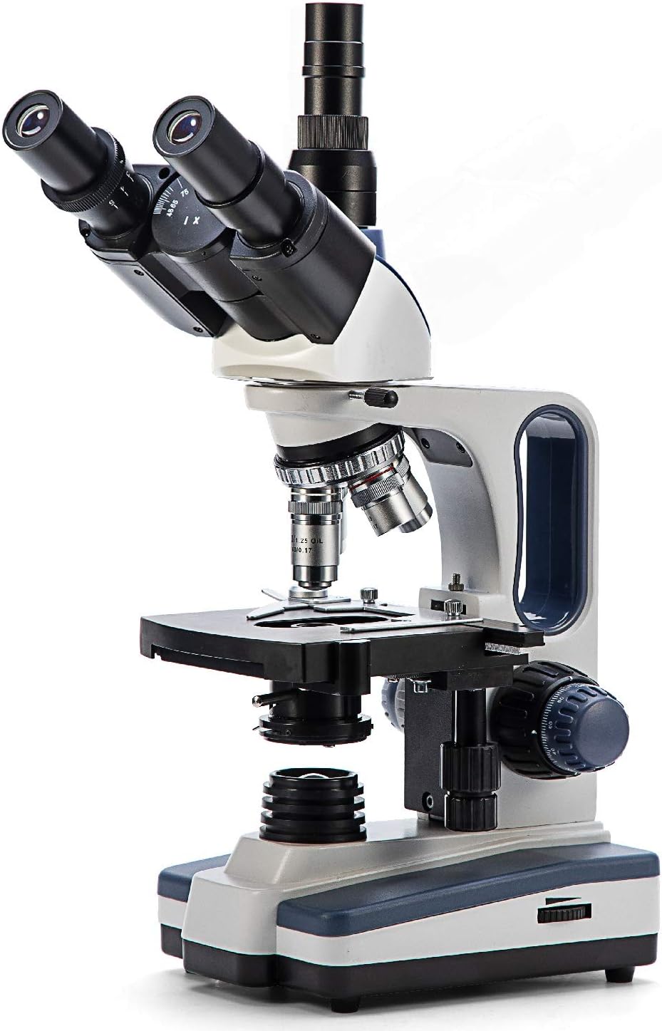 40X-2500X Trinocular Compound Lab Microscope with Mechanical Stage G238676