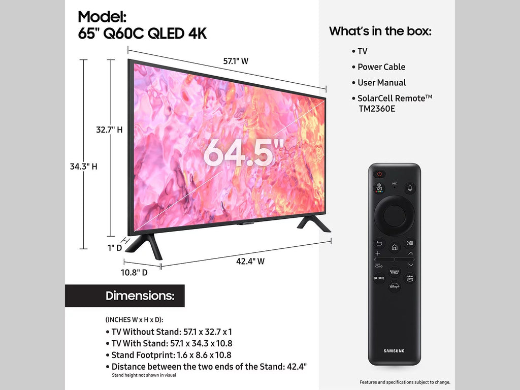 65" QLED 4K Smart TV U645887